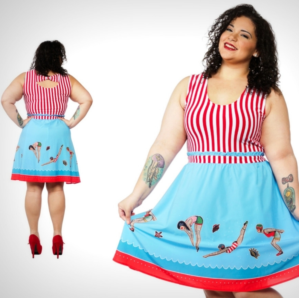 Sourpuss Day at the Shore Dress